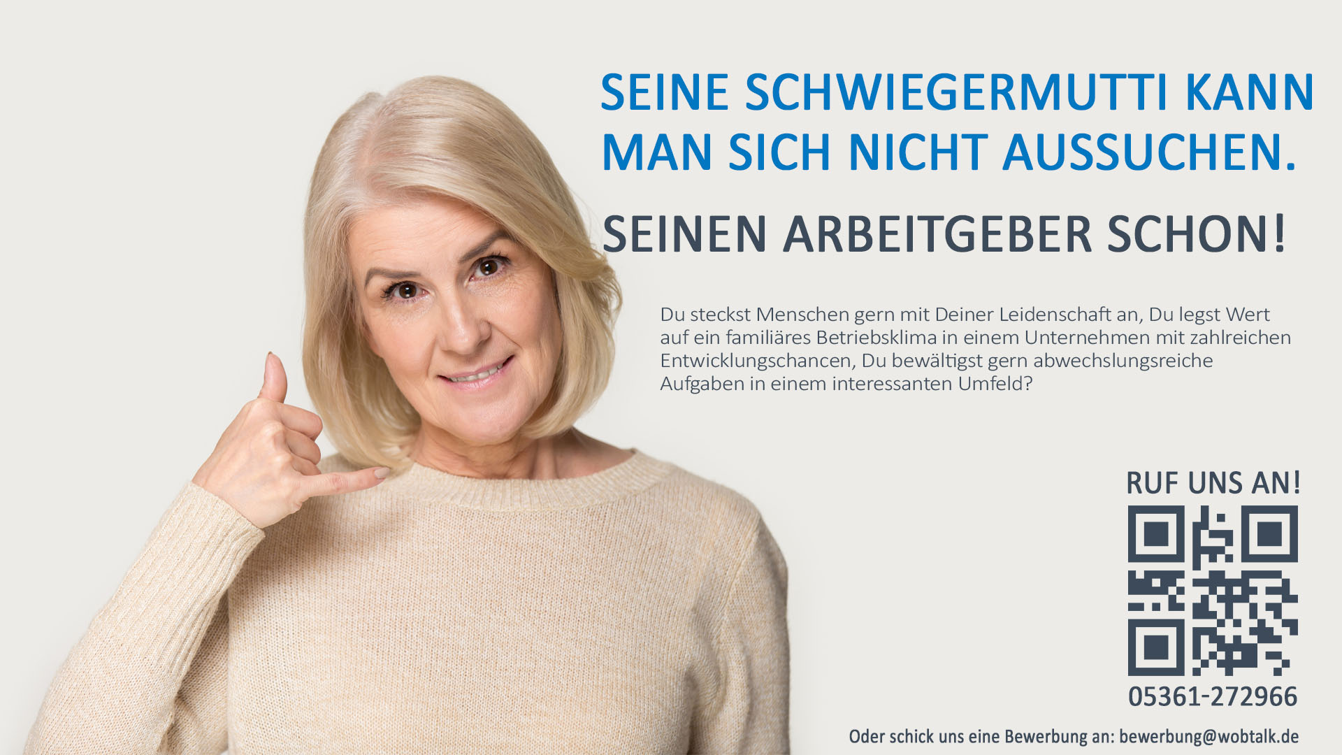 Jobanzeige Web neu