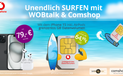 Surfen ohne Grenzen: Der ultimative Sommerdeal mit dem iPhone 15